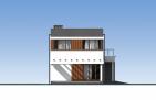 Проект двухэтажного дома с террасой и гаражом